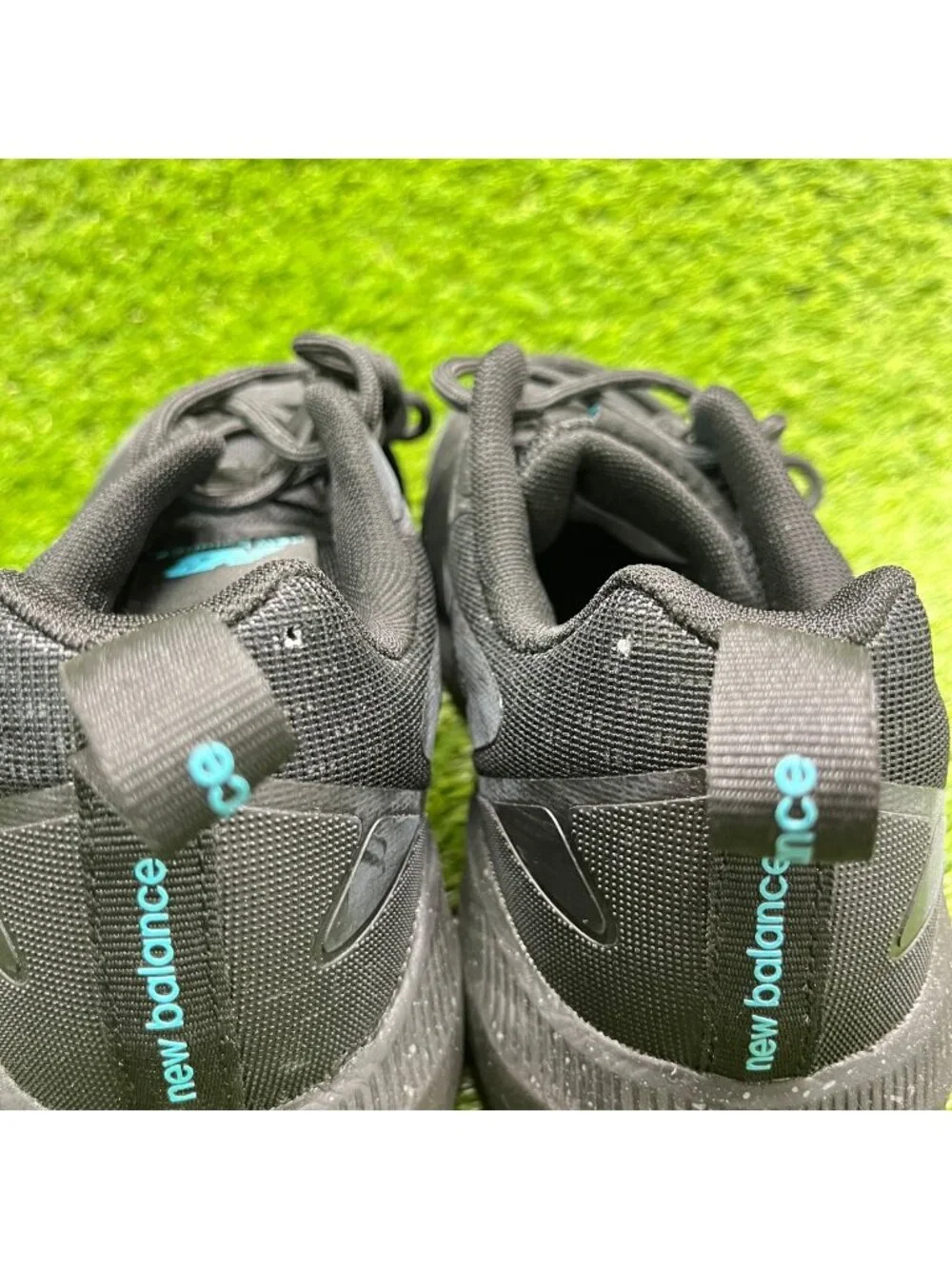 New Balance Logic Womens Size 6 Black Blue Composite Toe Safety Work Shoes